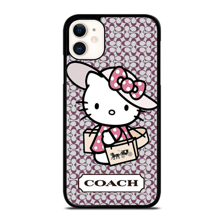 HELLO KITTY X COACH NEW YORK LOGO iPhone 11 Case Cover