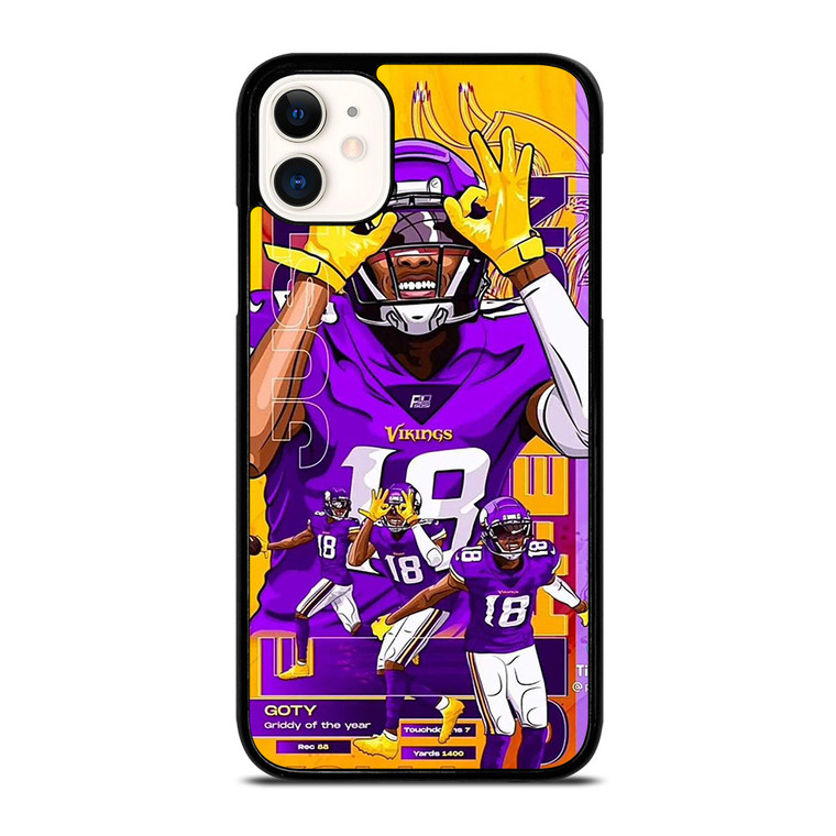 JUSTIN JEFFERSON MINNESOTA VIKINGS NFL iPhone 11 Case Cover
