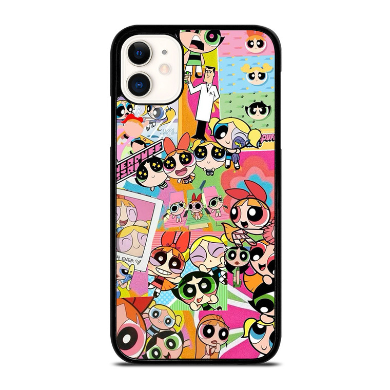 POWERPUFF GIRLS CARTOON NETWORK COLLAGE iPhone 11 Case Cover