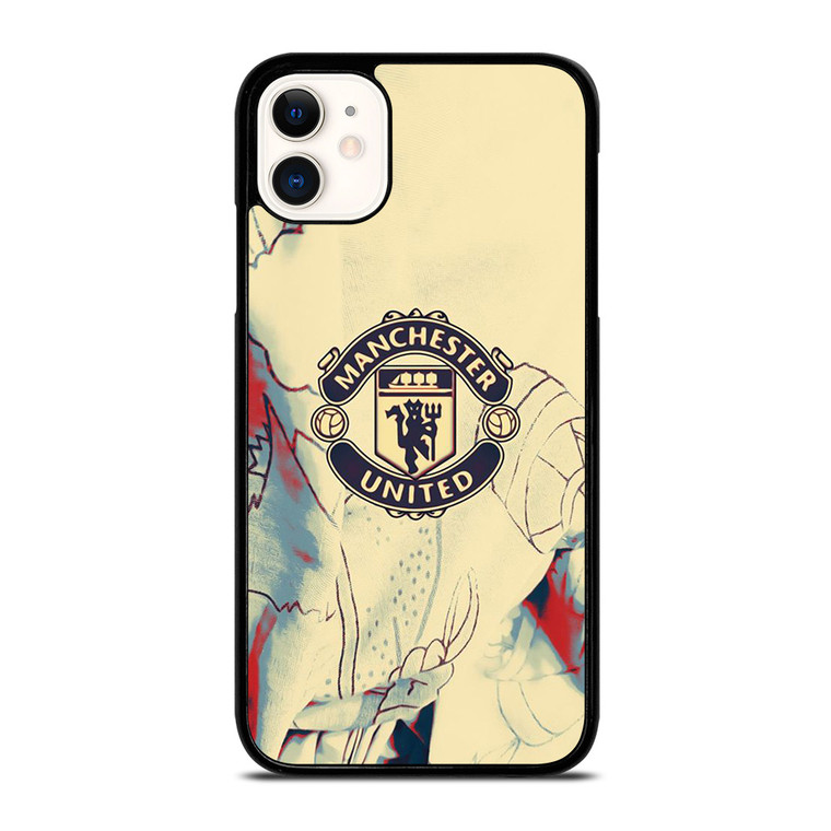 RED DEVILS MANCHESTER UNITED FC LOGO iPhone 11 Case Cover