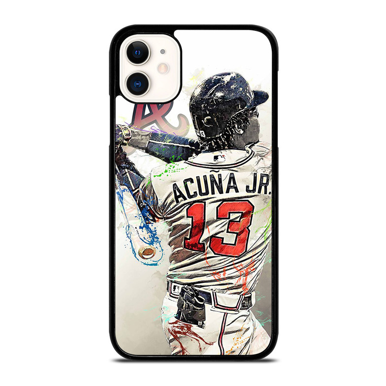 RONALD ACUNA JR 13 ATLANTA BRAVES iPhone 11 Case Cover