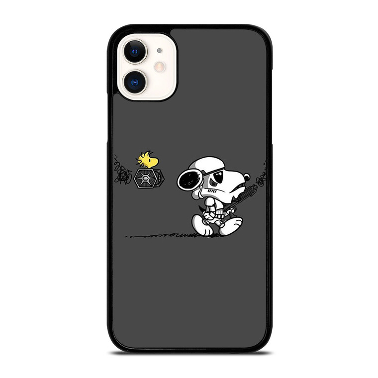 SNOOPY AND WOODSTOCK THE PEANUTS STAR WARS iPhone 11 Case Cover