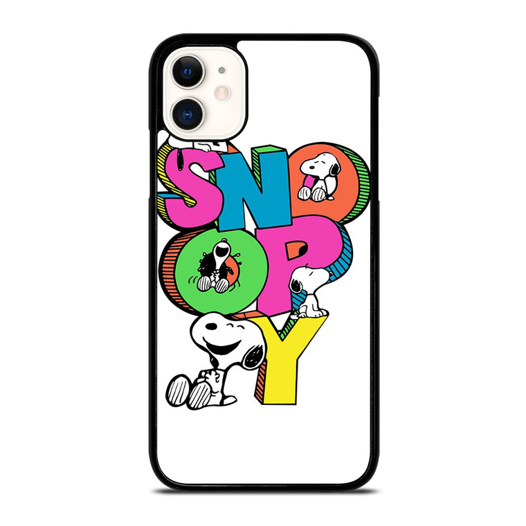 SNOOPY THE PEANUTS CARTOON iPhone 11 Case Cover