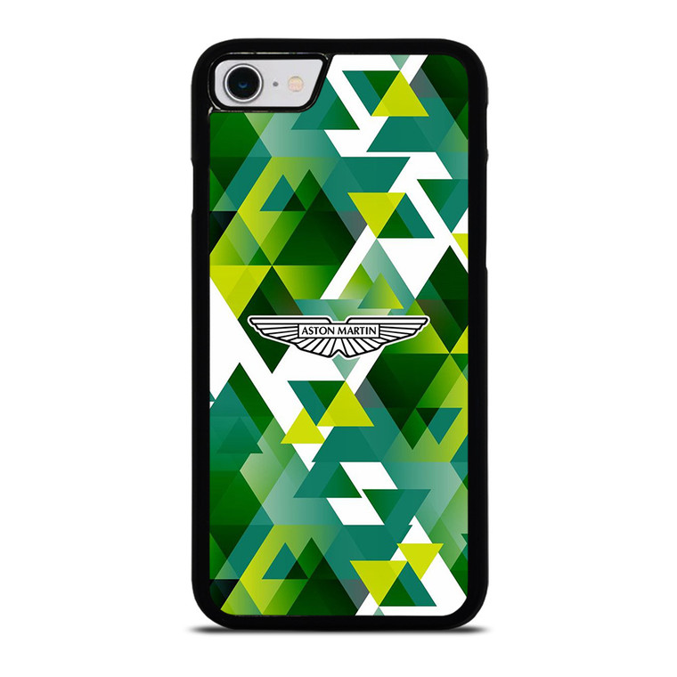 ASTON MARTIN LOGO GREEN TRIANGLE iPhone SE 2022 Case Cover