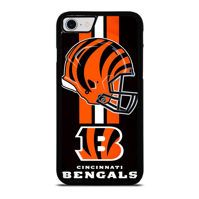 CINCINNATI BENGALS NFL FOOTBALL TEAM LOGO iPhone SE 2022 Case Cover