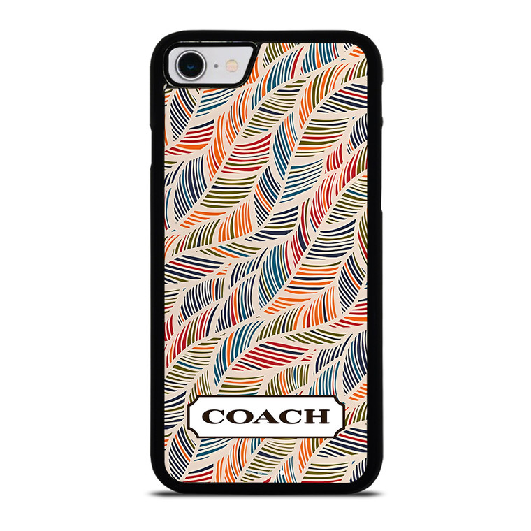 COACH NEW YORK LOGO MONOGRAM SEAMLESS PATTERN iPhone SE 2022 Case Cover