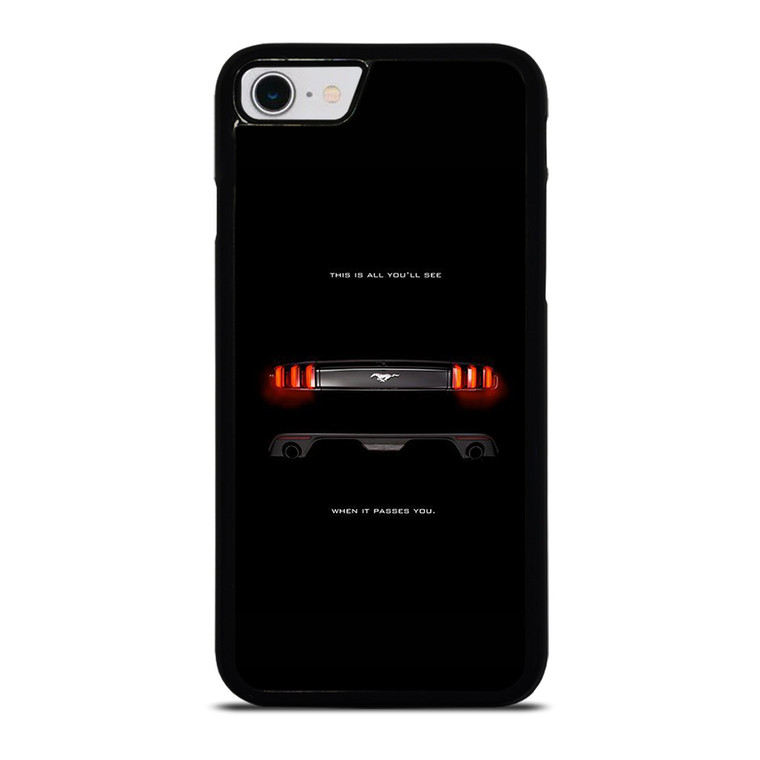 FORD MUSTANG CAR BACKLIGHT iPhone SE 2022 Case Cover FORD MUSTANG CAR BACKLIGHT iPhone SE 2022 Case Cover