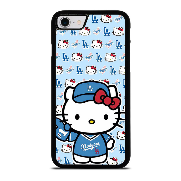 HELLO KITTY LA DODGERS LOS ANGELES BASEBALL iPhone SE 2022 Case Cover