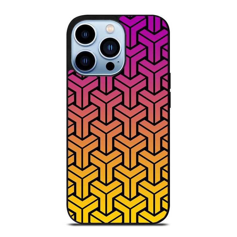 BLACK MAMBA YELLOW PURPLE PATTERN iPhone 13 Pro Max Case Cover