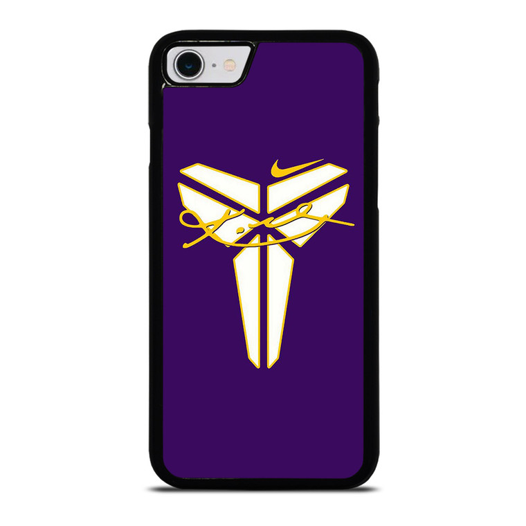 KOBE BRYANT BLACK MAMBA SIGNATURE NIKE iPhone SE 2022 Case Cover