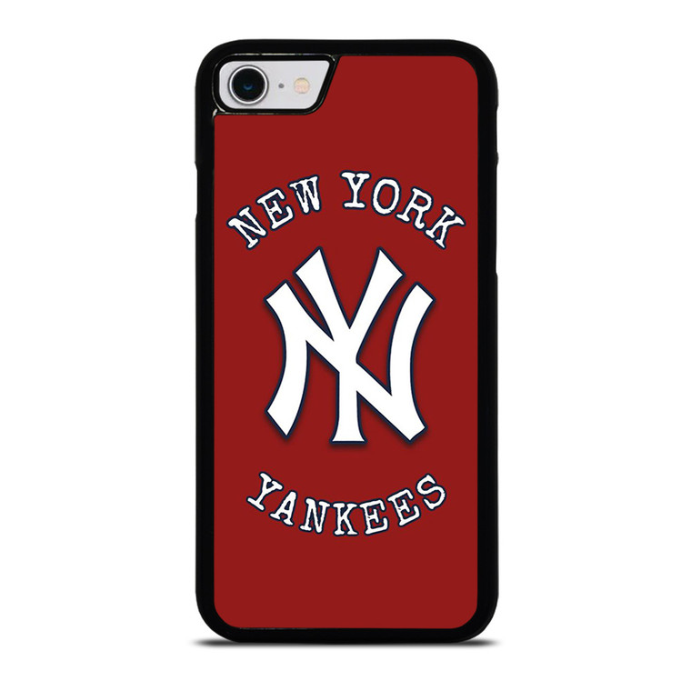 NEW YORK YANKEES BASEBALL LOGO RED iPhone SE 2022 Case Cover