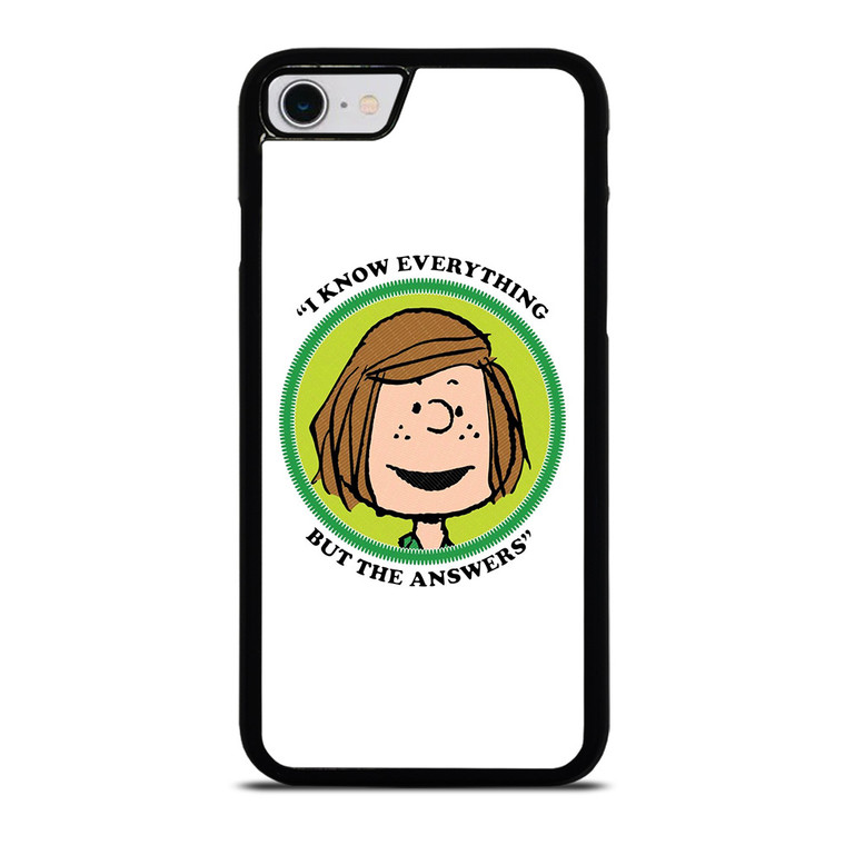 PEPPERMINT PATTY THE PEANUTS iPhone SE 2022 Case Cover