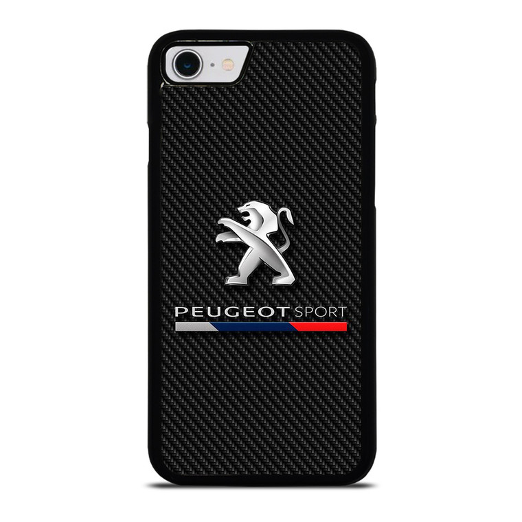 PEUGEOT SPORT CAR CARBON LOGO iPhone SE 2022 Case Cover