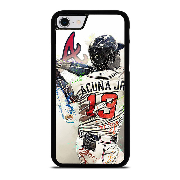 RONALD ACUNA JR 13 ATLANTA BRAVES iPhone SE 2022 Case Cover
