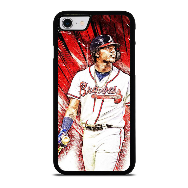 RONALD ACUNA JR ATLANTA BRAVES PLAYER iPhone SE 2022 Case Cover