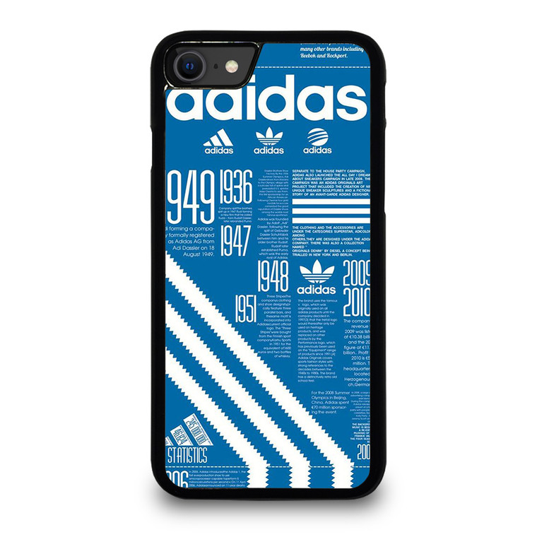 ADIDAS SHOES LOGO BLUE iPhone SE 2020 Case Cover