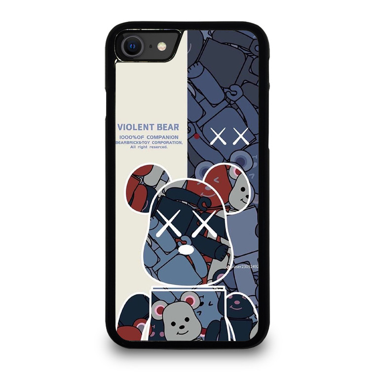 BEAR BRICK VIOLENT BEAR KAWS iPhone SE 2020 Case Cover