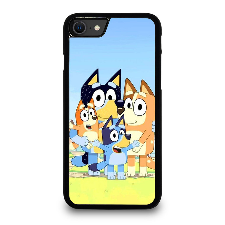 BLUEY CHARACTERS CARTOON iPhone SE 2020 Case Cover