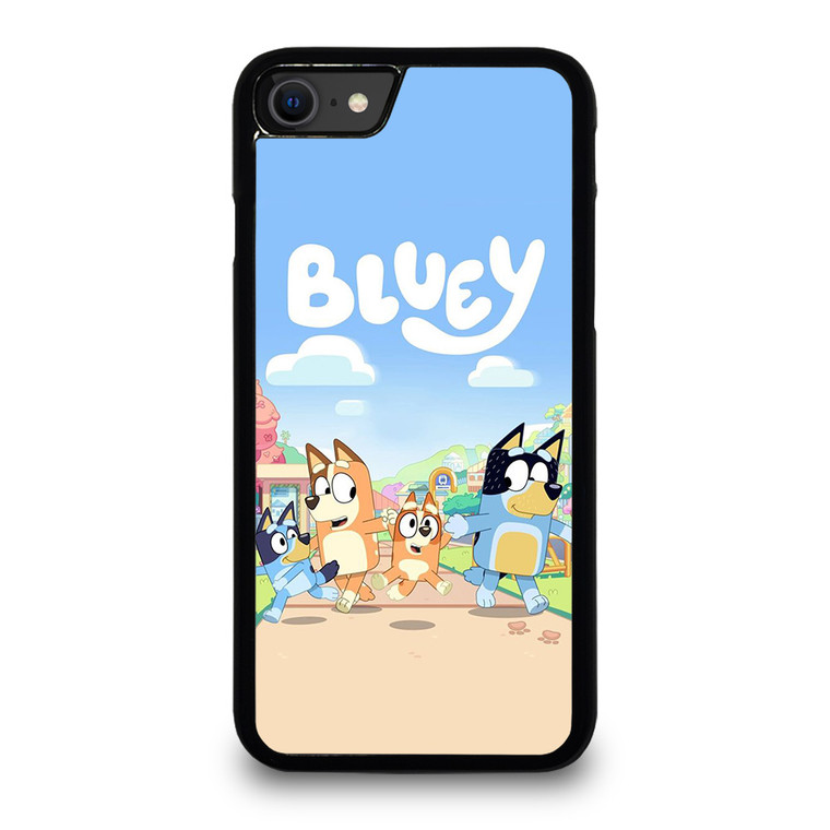 CARTOON BLUEY CHARACTERS iPhone SE 2020 Case Cover CARTOON BLUEY CHARACTERS iPhone SE 2020 Case Cover