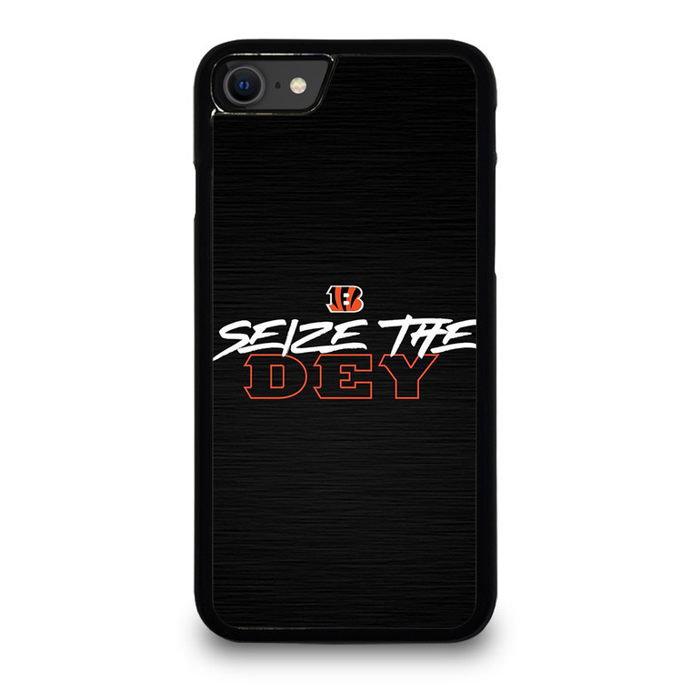 CINCINNATI BENGALS LOGO FOOTBALL TEAM SEIZE THE DEY iPhone SE 2020 Case Cover