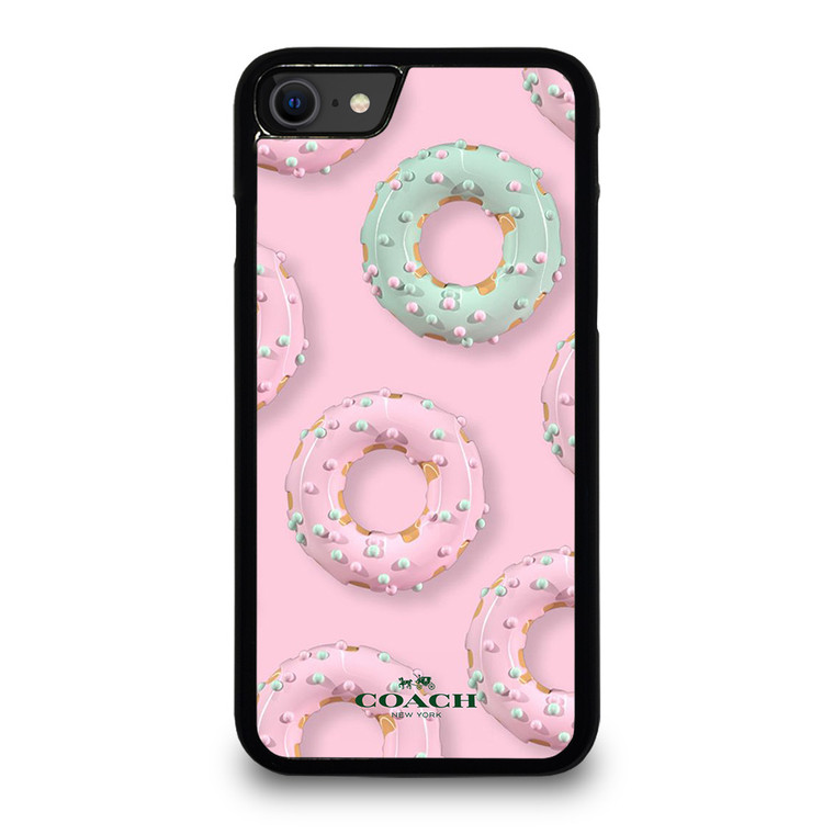 COACH NEW YORK LOGO DONUTS ICON iPhone SE 2020 Case Cover