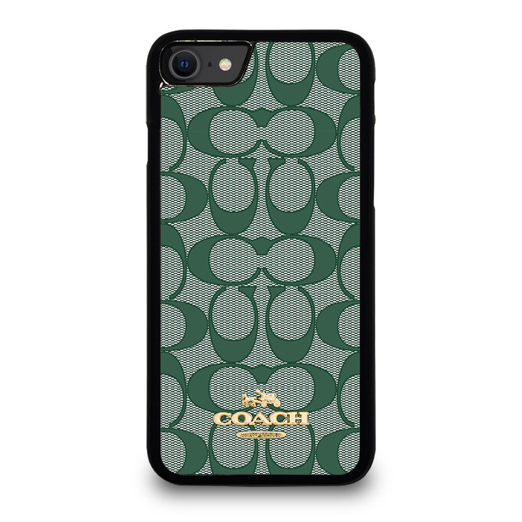 COACH NEW YORK LOGO GREEN ICONS iPhone SE 2020 Case Cover COACH NEW YORK LOGO GREEN ICONS iPhone SE 2020 Case Cover