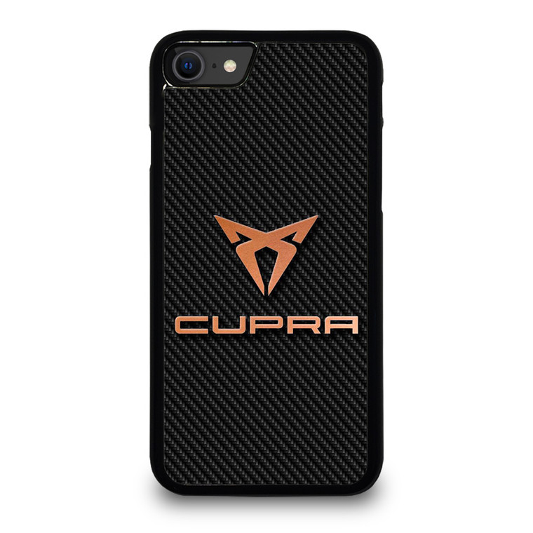 CUPRA CAR LOGO CARBON iPhone SE 2020 Case Cover
