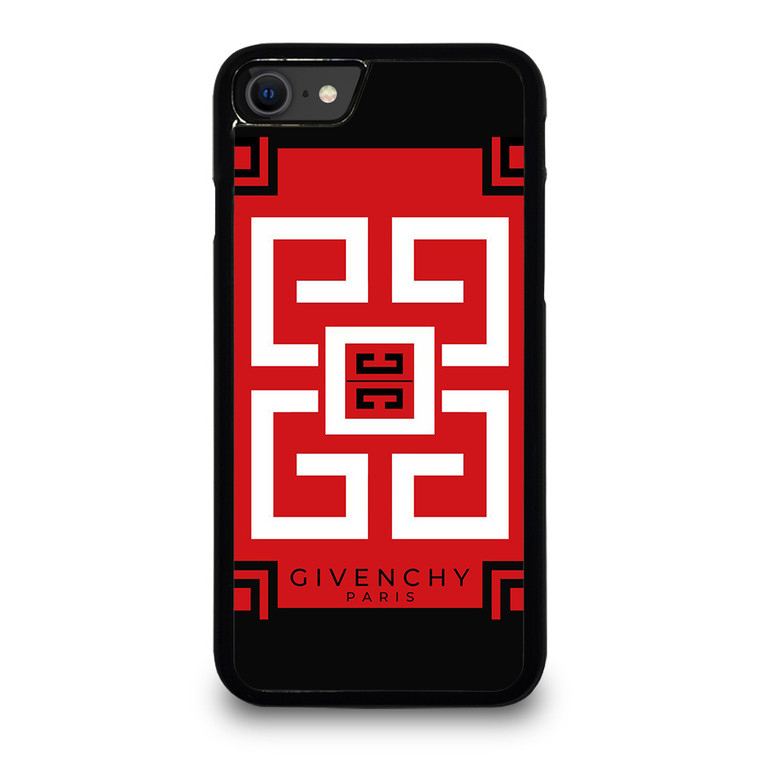 GIVENCHY PARIS RED LOGO iPhone SE 2020 Case Cover