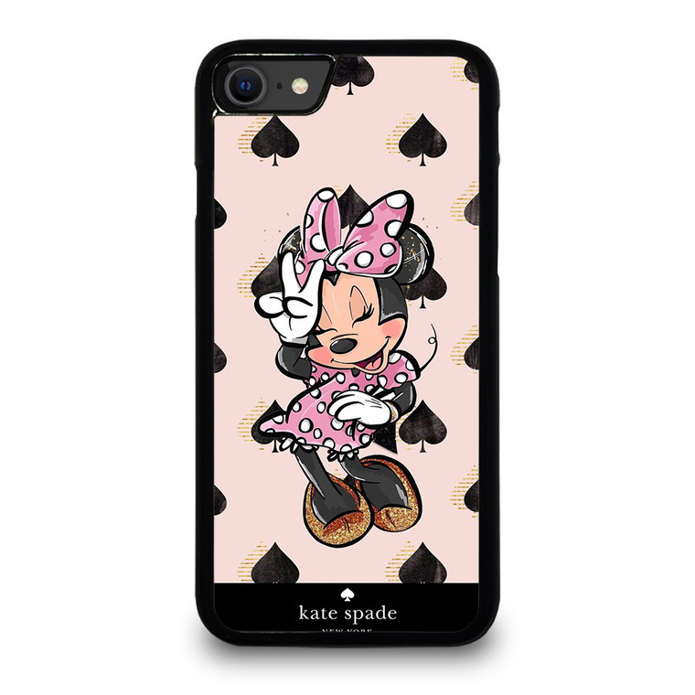 KATE SPADE NEW YORK LOGO MINNIE MOUSE DISNEY iPhone SE 2020 Case Cover