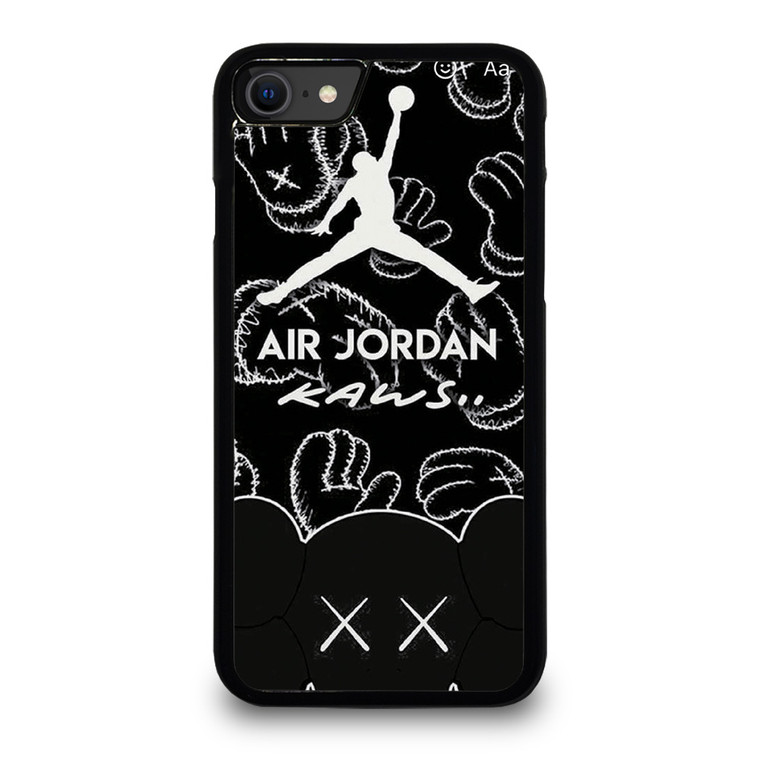 KAWS X AIR JORDAN LOGO iPhone SE 2020 Case Cover