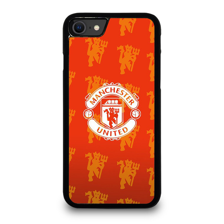 MANCHESTER UNITED FC LOGO RED DEVILS iPhone SE 2020 Case Cover