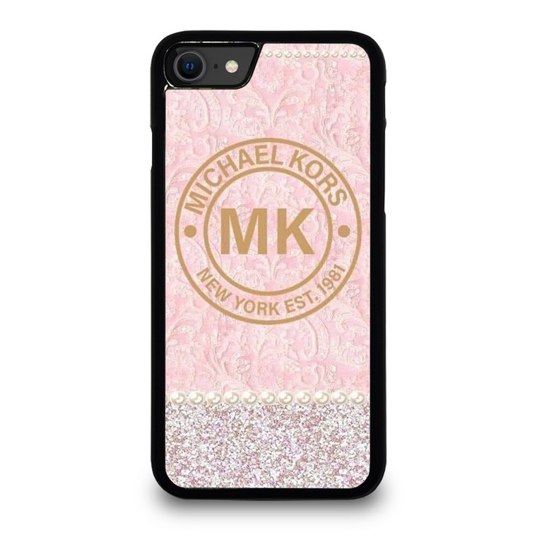 MICHAEL KORS MK LOGO PINK iPhone SE 2020 Case Cover