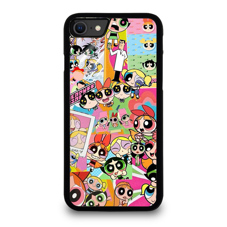 POWERPUFF GIRLS CARTOON NETWORK COLLAGE iPhone SE 2020 Case Cover