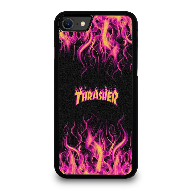 THRASHER FLAME SKATEBOARD MAGAZINE iPhone SE 2020 Case Cover