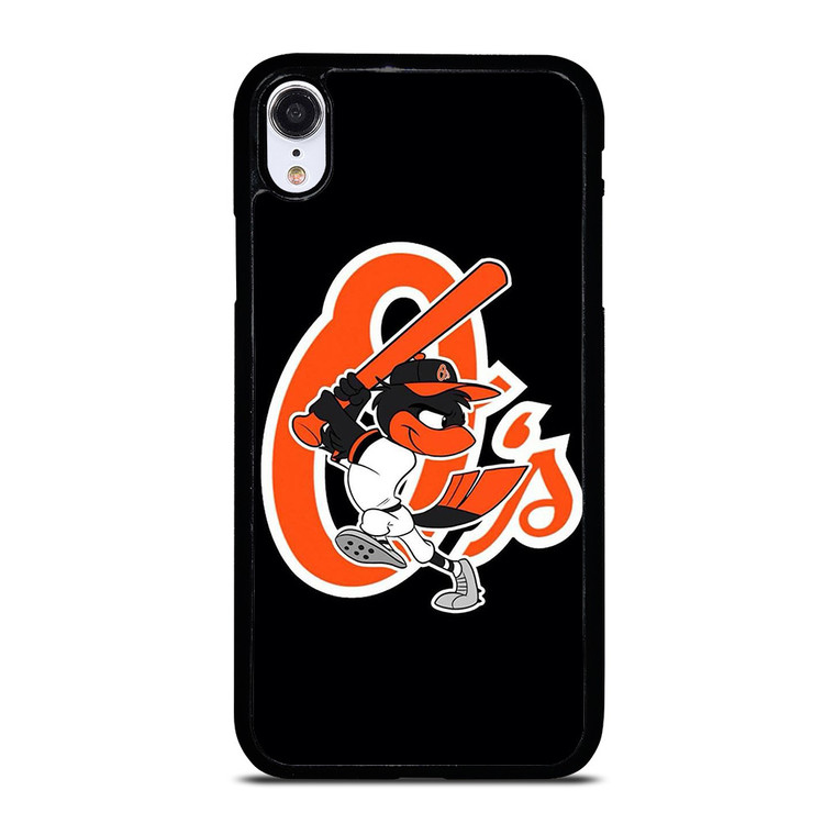 BALTIMORE ORIOLES LOGO BASEBALL TEAM MASCOT iPhone XR Case Cover