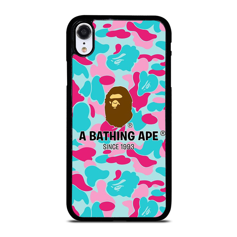 BAPE A BATHING APE CAMO iPhone XR Case Cover
