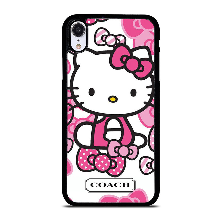 HELLO KITTY COACH NEW YORK PINK iPhone XR Case Cover