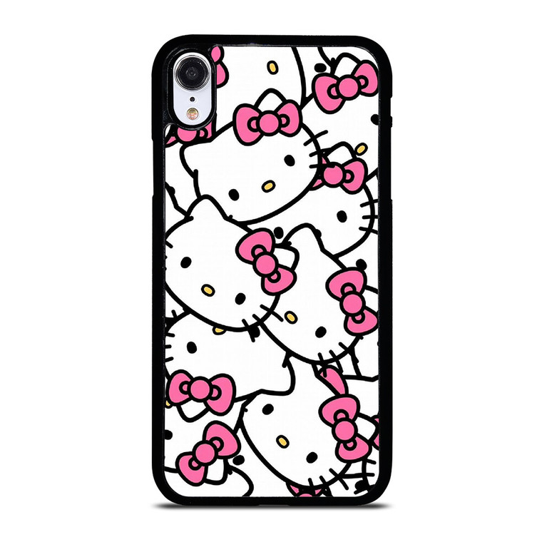 HELLO KITTY FACE COLLAGE iPhone XR Case Cover