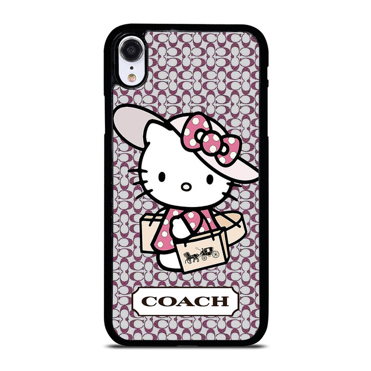 HELLO KITTY X COACH NEW YORK LOGO iPhone XR Case Cover