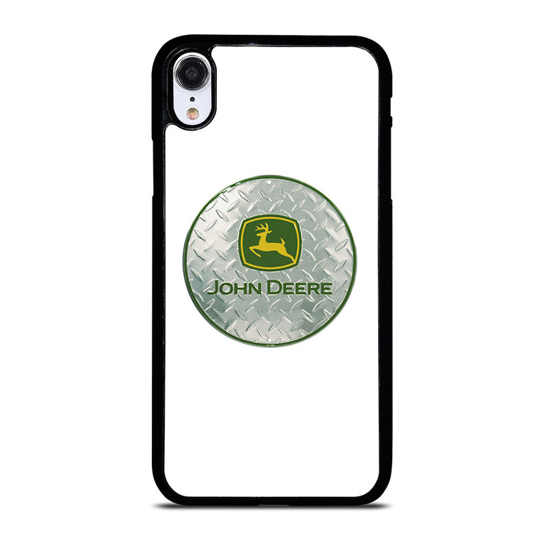 JOHN DEERE TRACTOR METAL LOGO iPhone XR Case Cover