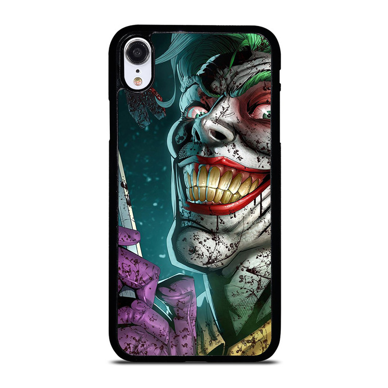 JOKER WITH CROWBAR DC BATMAN CARTOON iPhone XR Case Cover