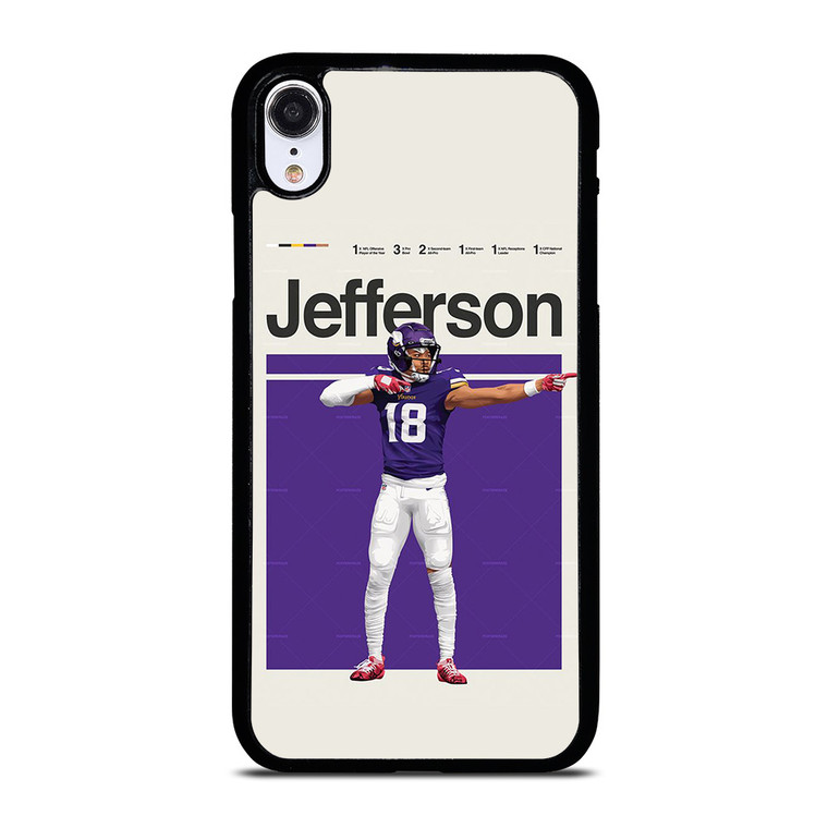 JUSTIN JEFFERSON NFL MINNESOTA VIKINGS iPhone XR Case Cover
