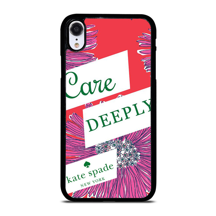 KATE SPADE NEW YORK CARE DEEPLY iPhone XR Case Cover