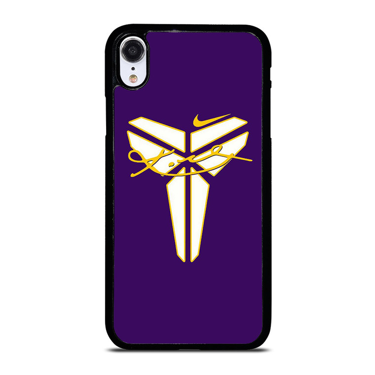 KOBE BRYANT BLACK MAMBA SIGNATURE NIKE iPhone XR Case Cover