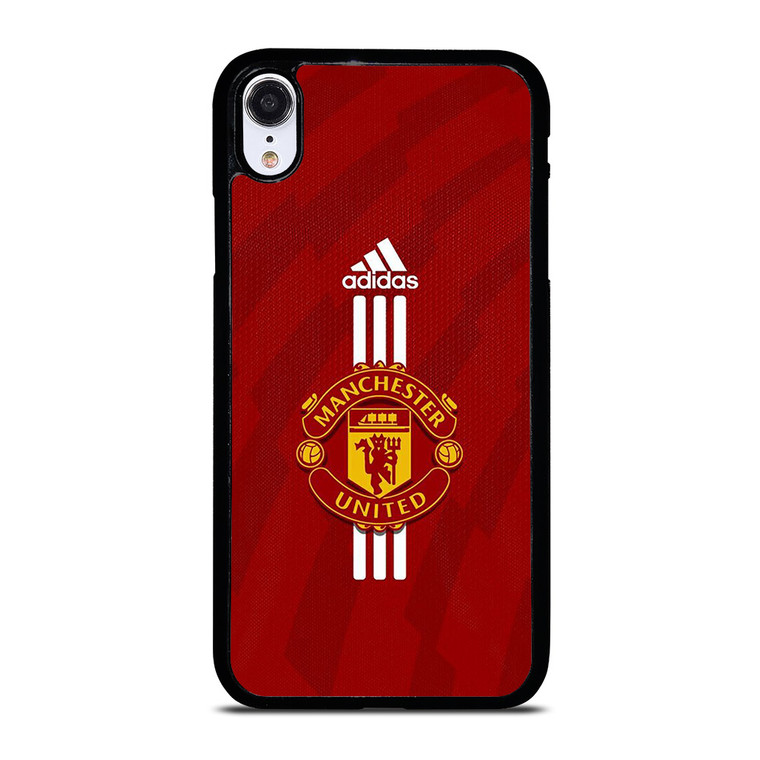 MANCHESTER UNITED FC FOOTBALL LOGO ADIDAS iPhone XR Case Cover