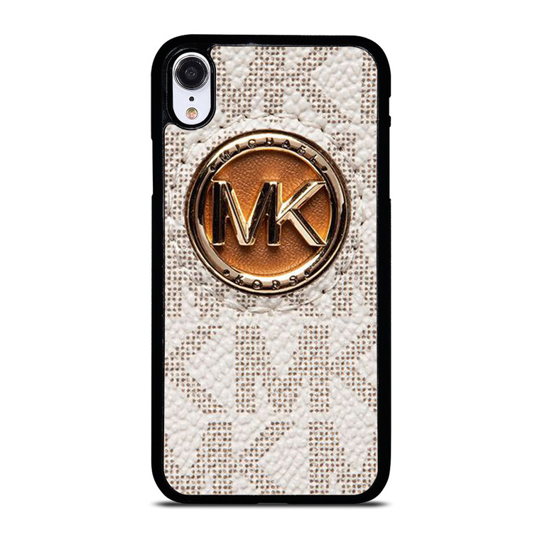 MICHAEL KORS LOGO MK WHITE iPhone XR Case Cover