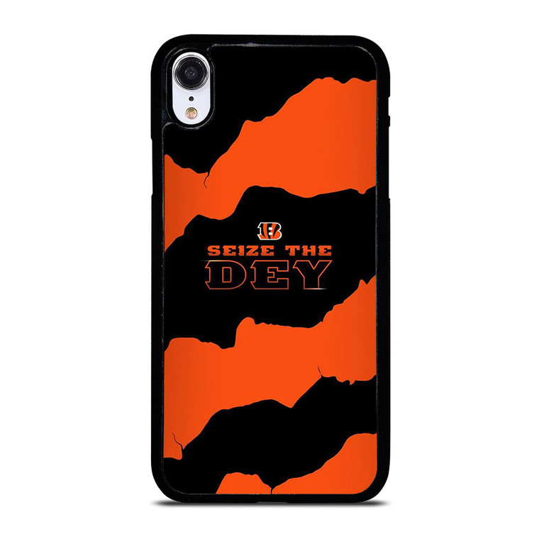 SEIZE THE DEY CINCINNATI BENGALS LOGO FOOTBALL TEAM iPhone XR Case Cover