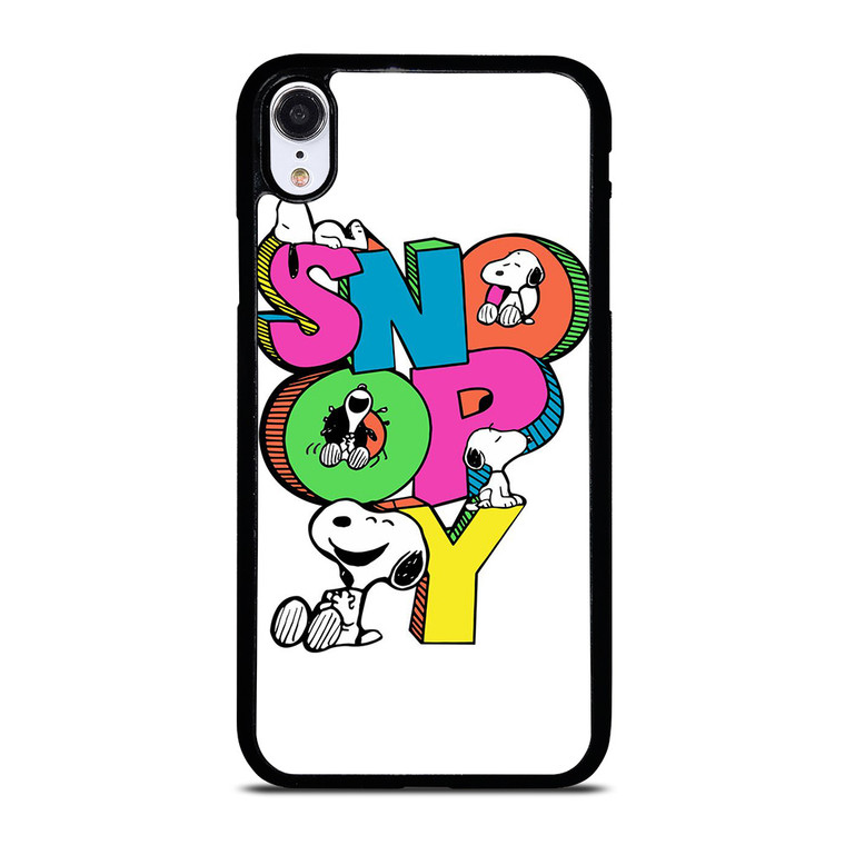 SNOOPY THE PEANUTS CARTOON iPhone XR Case Cover