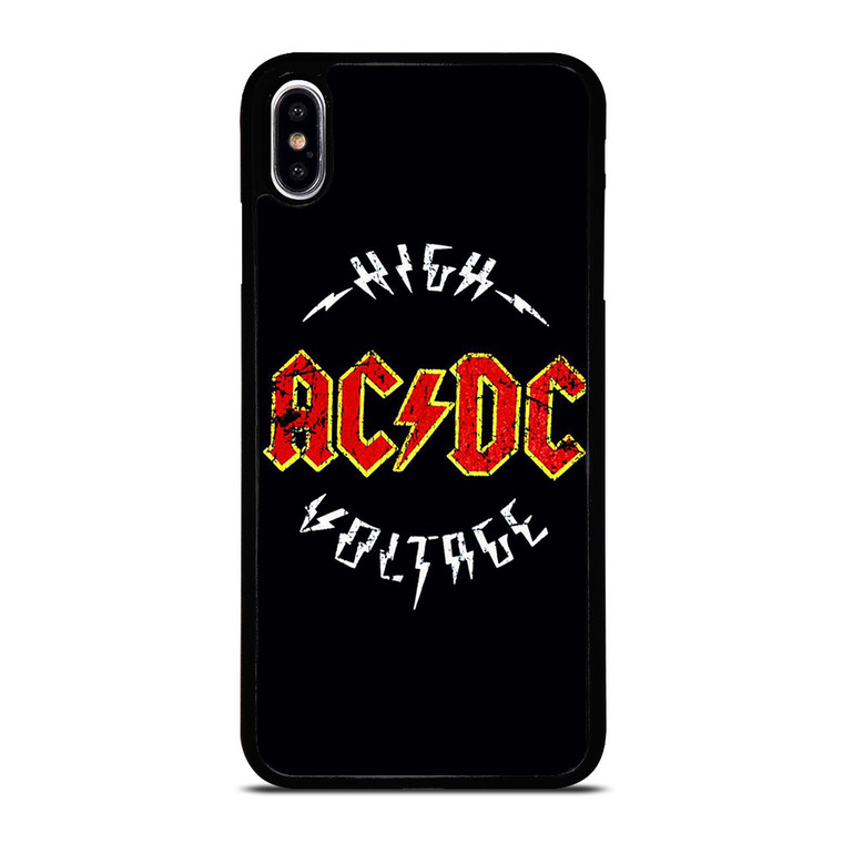 ACDC AC DC BAND HIGH VOLTAGE iPhone XS Max Case Cover