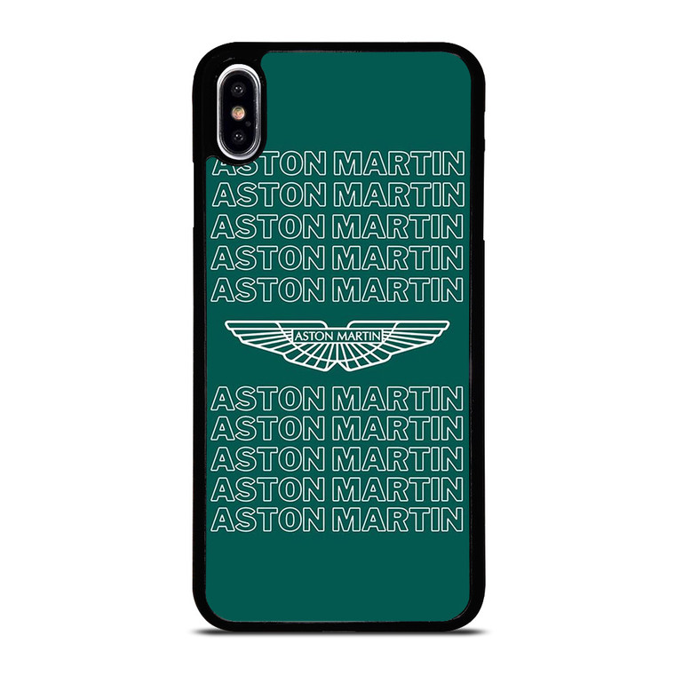 ASTON CAR LOGO GREEN iPhone XS Max Case Cover